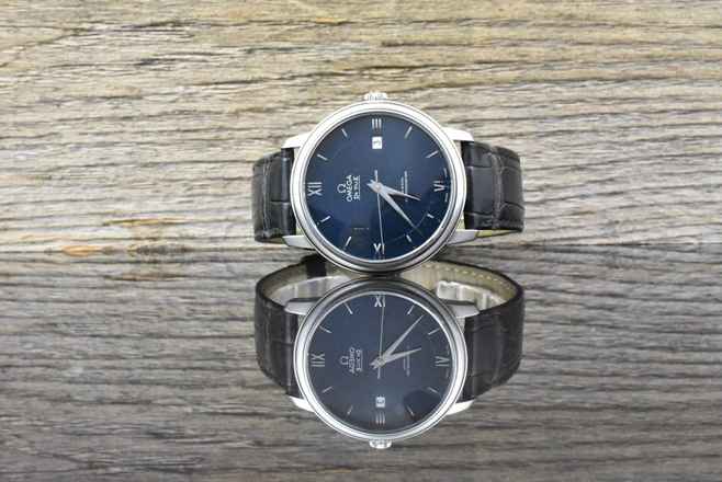  Omega De Ville Prestige Co Axial 39,5MM Blue Dial Automatik - B&P 2016 