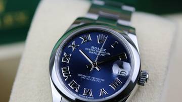 Thumbnail von Rolex Datejust 31 Steel - Blue Roman - like New - Fullset - 2021