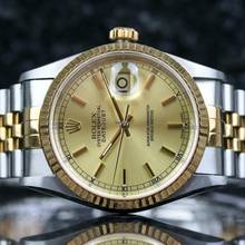 Thumbnail von Rolex Datejust 36 Steel Gold - Champagne - Good Condition - 1998