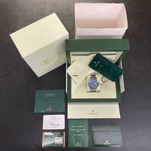 Thumbnail von Rolex Submariner Date Submariner Smurf 750 Weißgold - FULLSET 2009 EU - Ref. 116619LB