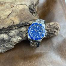 Thumbnail von Rolex Submariner Date Submariner Smurf 750 Weißgold - FULLSET 2009 EU - Ref. 116619LB