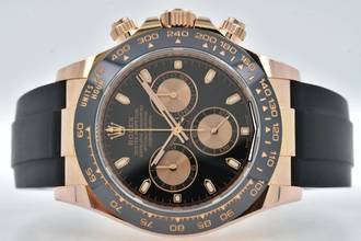 Thumbnail von Rolex Daytona Cosmograph 18k Rose Gold 116515LN Rubber Strap Oysterflex LC100