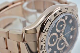 Thumbnail von Rolex Daytona Cosmograph 18k rose gold Diamond Black Dial 116505