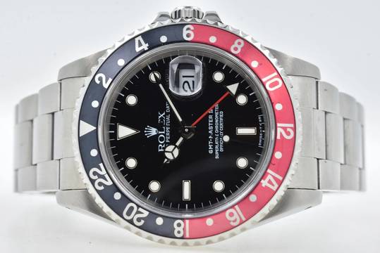  Rolex GMT-Master II Coke 16710 - Rolex Service 2022 U-Series 