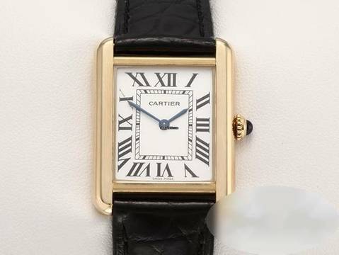  Cartier Tank Solo Edelstahl Gelbgold 750 2024 W1018755 Stahl Gold Damen 