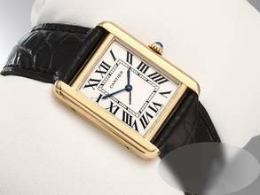 Thumbnail von Cartier Tank Solo Edelstahl Gelbgold 750 2024 W1018755 Stahl Gold Damen