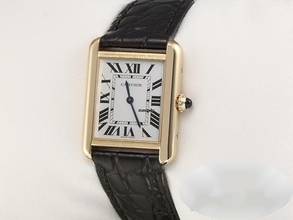 Thumbnail von Cartier Tank Solo Edelstahl Gelbgold 750 2024 W1018755 Stahl Gold Damen