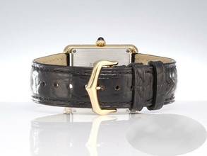 Thumbnail von Cartier Tank Solo Edelstahl Gelbgold 750 2024 W1018755 Stahl Gold Damen