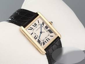 Thumbnail von Cartier Tank Solo Großes Modell Edelstahl Gelbgold 750 W5200004 2021 Stahl Gold