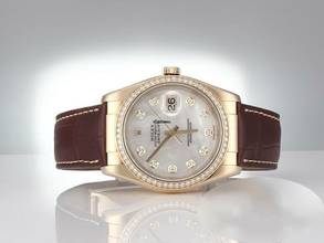 Thumbnail von Rolex Datejust 36 36mm 116188 Gelbgold 750 Perlmutt Diamanten Automatik 18kt Yellow Gold Damen Mop Oyster Perpetual