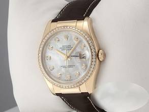 Thumbnail von Rolex Datejust 36 36mm 116188 Gelbgold 750 Perlmutt Diamanten Automatik 18kt Yellow Gold Damen Mop Oyster Perpetual