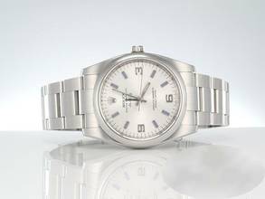 Thumbnail von Rolex Air King 34mm Edelstahl 114200 Automatik Air King Medium Stahl Stainless Steel Oyster-band Chronometer Silver Dial