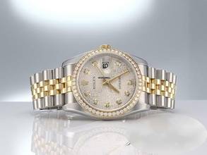 Thumbnail von Rolex Datejust 36 36mm 116243 2016 Stahl Gelbgold 750 Diamanten Automatik Gold