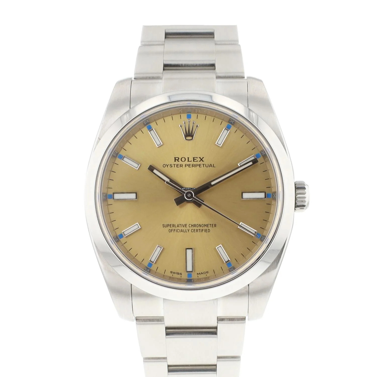 Rolex Oyster Perpetual 34 White Grape Dial