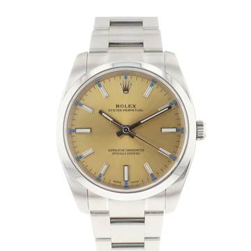  Rolex Oyster Perpetual 34 White Grape Dial 