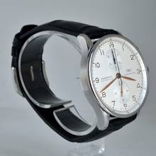 Thumbnail von IWC Portugieser Chronograph Portuguese IW3714 Chronograph silver dial Full Set top Condition