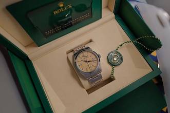 Thumbnail von Rolex Oyster Perpetual Stainless Dial (2025) Cadran beige 11/2025