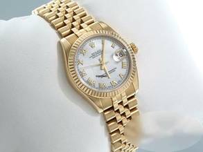 Thumbnail von Rolex Datejust 31 31mm Medium 178278 Gelbgold 750 Perlmutt Automatik 18kt Yellow Gold Damen Mother Of Pearl Jubilé-band Chronometer Oyster
