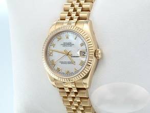 Thumbnail von Rolex Datejust 31 31mm Medium 178278 Gelbgold 750 Perlmutt Automatik 18kt Yellow Gold Damen Mother Of Pearl Jubilé-band Chronometer Oyster
