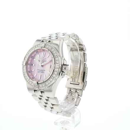  Breitling Starliner Lady Pink MoP Dial Diamonds 