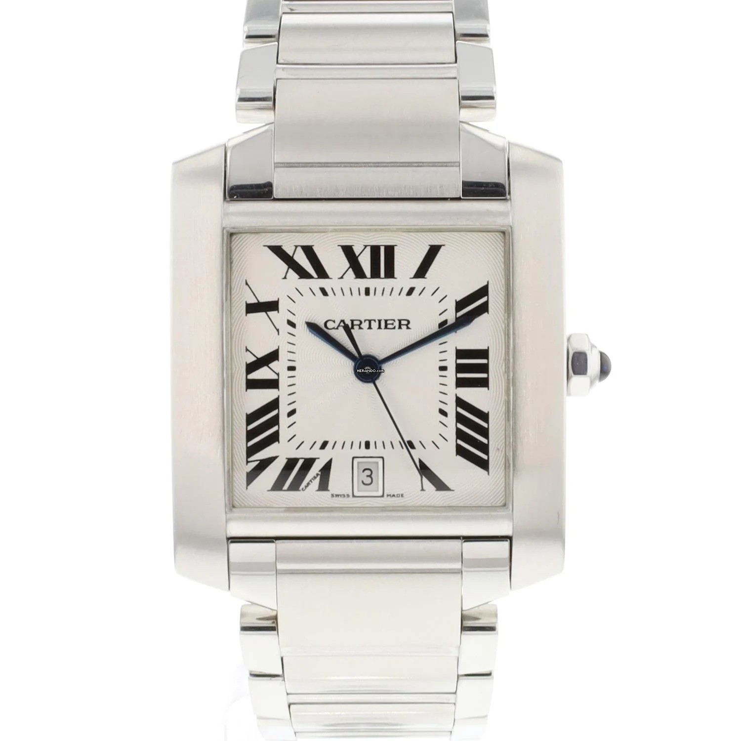  Cartier Tank Française GM Automatic Steel 