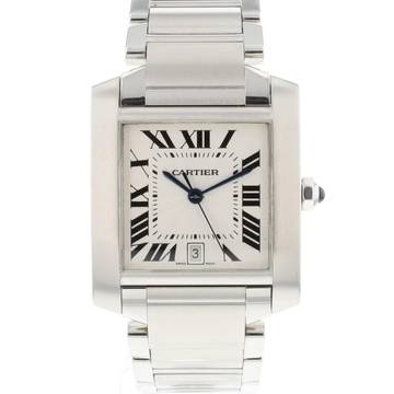  Cartier Tank Française GM Automatic Steel 
