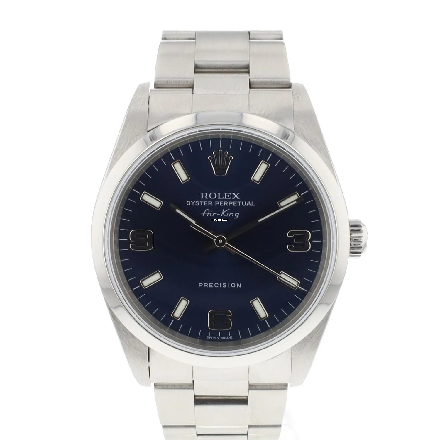  Rolex Air King Blue Dial 