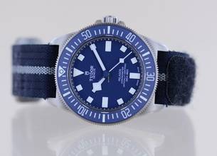 Thumbnail von Tudor Pelagos FXD Titan No Date B+P Diver Manufakturwerk Blue Dial