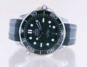 Thumbnail von Omega Seamaster Diver 300 M Co-Axial Master Chronometer 42mm Top green Keramik Diver B+P