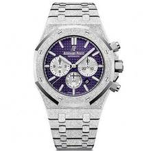 Thumbnail von Audemars Piguet Royal Oak Offshore Chronograph Frosted White Gold - Purple Dial - Box+Papers Official Service 2025 26331BC 2019