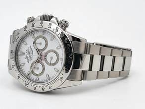 Thumbnail von Rolex Daytona white dial rehaut Rolex serviced Full Set 2007 Austria