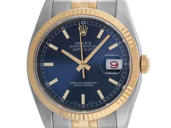  Rolex Datejust 36 Roulette Ref.116233 2004 Box&Beschreibung wie Neu Vintage 