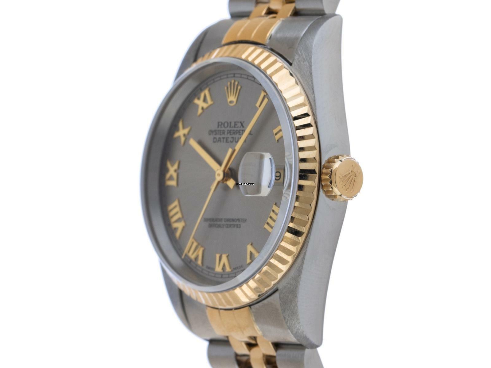 Rolex Datejust 36 Ref.16233 1998 Box&Beschreibung sehr gut Vintage