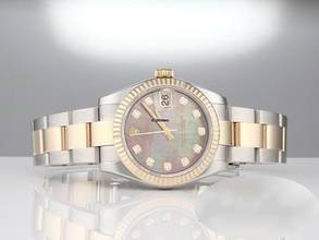 Thumbnail von Rolex Lady-Datejust 31mm 178273 2014 Stahl Gelbgold 750 Perlmutt Diamanten