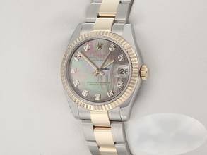 Thumbnail von Rolex Lady-Datejust 31mm 178273 2014 Stahl Gelbgold 750 Perlmutt Diamanten