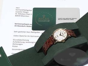 Thumbnail von Rolex Cellini 6110 25mm Gelbgold 750 Rolex-revision: 2025 Gold Damen 18kt Yellow Gold