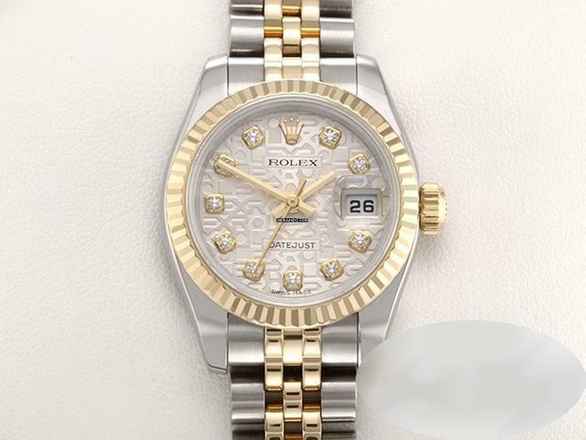  Rolex Lady-Datejust 179173 2013 Stahl Gelbgold 750 Diamanten Automatik Gold 