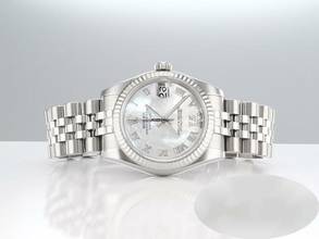 Thumbnail von Rolex Datejust 31 31mm 178274 2018 Stahl Weissgold 750 Perlmutt Diamanten