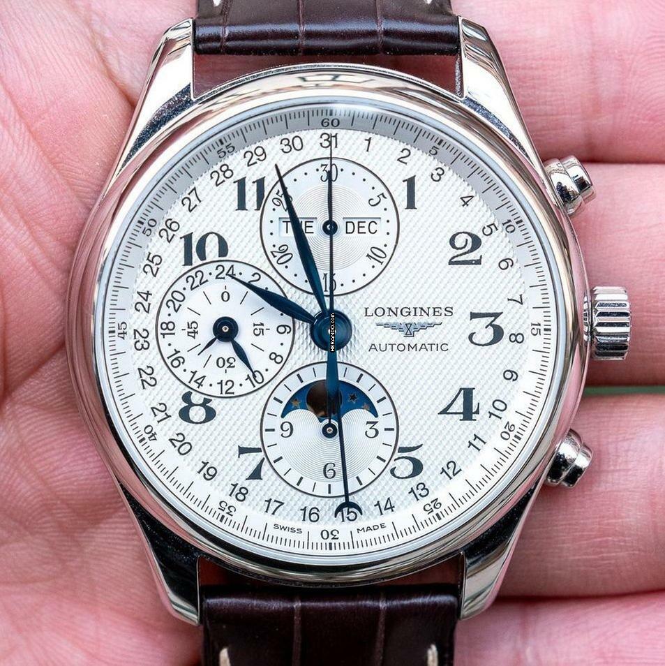  Longines Master Collection CHRONO MOONPHASE NEW FULL SET 