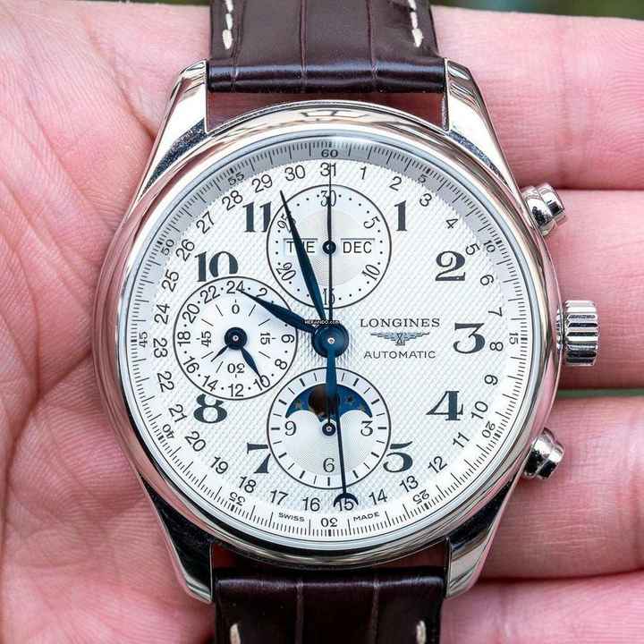  Longines Master Collection CHRONO MOONPHASE NEW FULL SET 