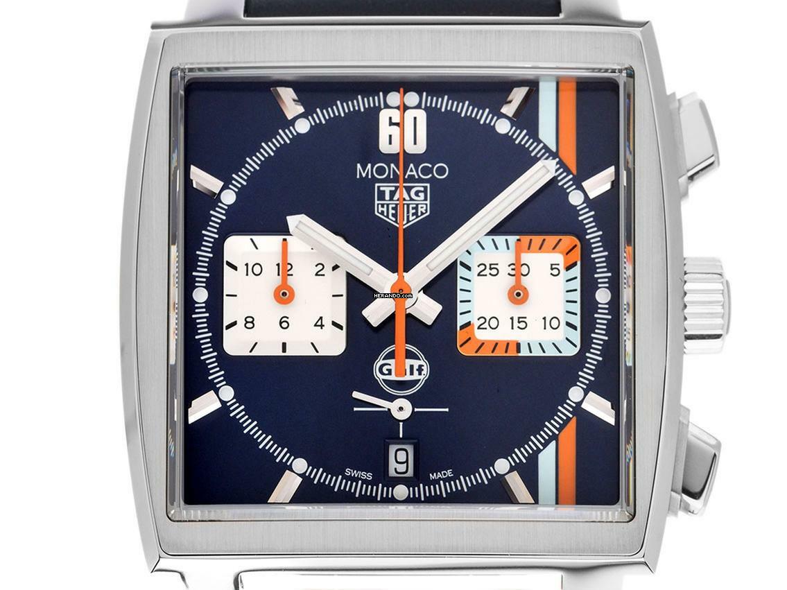  TAG Heuer Monaco X Gulf Special Edition Ref.CBL2115.FC6494 2025 Full Set Ungetragen 