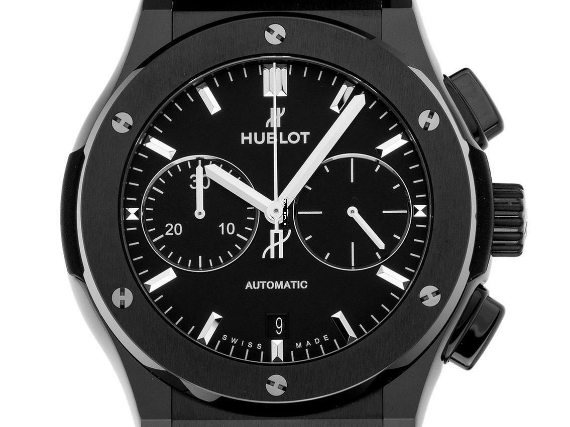 Hublot Classic Fusion Chronograph Black Magic Ref.521.CM.1171.RX 2024 Full Set Ungetragen 
