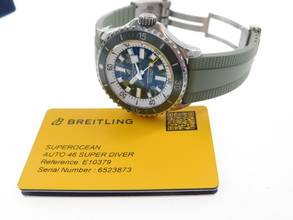 Thumbnail von Breitling Superocean 46 Automatic 46 Super Diver Green Neu & ungetragen 10/2025 Full Set Garantie bis 29.10.2027