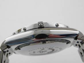 Thumbnail von Breitling Chronomat GT mit Pilotband im Top Zustand blaues Blatt 40 mm seltenes blaues Blatt mit dem Original Breitling Pilotband