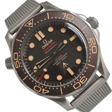  Omega Seamaster Diver 300 M 007 James Bond No time to die Titanium Full Set TOP Condition 