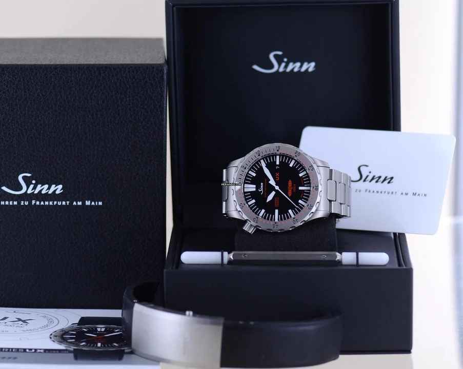  Sinn UX EZM2B UX GSG 9 Einsatzzeitmesser Stahl Hydro Diver 5000M B+P Top 