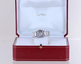 Thumbnail von Cartier Tank Française Lady Stahl Gold Quarz Klassiker Sportlich Top