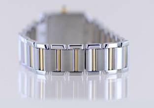 Thumbnail von Cartier Tank Française Lady Stahl Gold Quarz Klassiker Sportlich Top