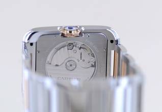 Thumbnail von Cartier Tank Anglaise XL Automatic Steel Gold Dresswatch rar roman Dial Date