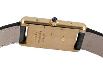 Thumbnail von Cartier Tank Louis Cartier 18k (0,750) Gold Quarz Herrenuhr W1529756 Klassiker